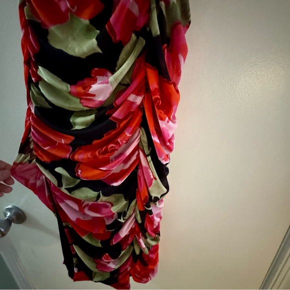 NWT B Darlin Ruched Off-Shoulder Dress - Picture 6 of 6